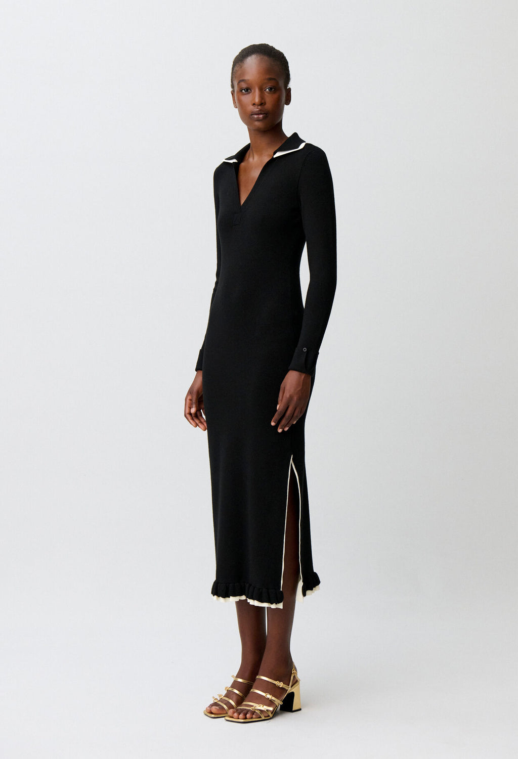 Long knitted dress