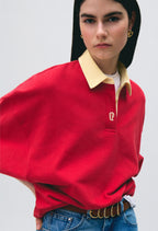 Oversized cotton sweatshirt