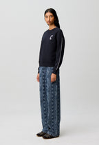 Casual organic cotton C sweatshirt
