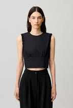 Ruffled crop top