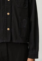 Denim worker jacket
